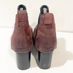 Sorel  Size 6.5 Addington Chelsea Ankle Boots Waterproof Maroon Leather Photo 3