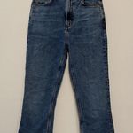 AGOLDE Vintage High Rise Bootcut Jeans Frayed Hem Size 25 Photo 0