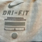 Nike Dri-Fit Women Legging Black White Geometric Elastic Waist crop size large Photo 2