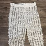 Pretty Little Thing  Cream Lace Pants Photo 1