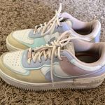 Nike pastel color block air force 1s! Photo 0