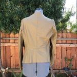 ZARA  Faux Leather Drape Jacket Photo 3