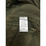 Treasure & Bond New Pants Womens Size 0 Paper Bag Waist Cuffed Olive Green Photo 8