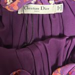 Christian Dior NWOT Vintage Authentic  100% Silk Floral Dress Size 8 Photo 6