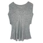 Free People Tatiana Heather Gray Linen Blend Sweater Tunic Vest medium Photo 4