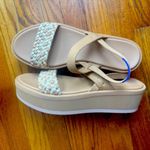 Rothy's The Lightweight Wedge Sandal Braided Beach Sand Woven Platform Size 11 Photo 2