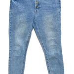 Gap Denim High Rise Universal Legging Jeans Womens 4/27 Short Button Fly Classic Photo 0