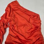 Michael Costello  x REVOLVE Oscar Mini Dress in Red Orange Medium Photo 4