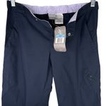 Nike Navy Light Purple Stripe Pants Medium M 8-10 New Photo 4