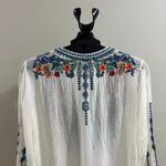 Johnny Was NWOT  Embroidered Floral Shirt Long Sleeves V-Neck Blouse Size S Photo 9
