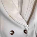 White House | Black Market Women's Sz 12 White Tailored Two Button Studio Blazer Photo 5