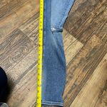 Rag and Bone  Blue Skinny Jeans with Distressed Details Photo 4