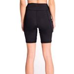 KAMIT Womens Black BIKER Shorts Size XL Friction Free Pockets For Icepacks Photo 5