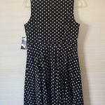 Jessica Howard  Polka Dot Fit & Flare Button Up Dress Photo 4