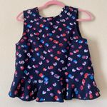 Rebecca Taylor Floral Peplum Tank Photo 0