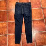 Spanx Dark Wash Stretchy High Waisted Skinny Jeans Size Medium Blue Photo 5