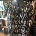 Loft peasant flowy floral XL resortwear mini dress Photo 1