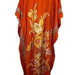 NWT KA Kenanga Ayu Orange Floral Kaftan Dress Size undefined Photo 2