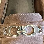 Coach Fortunata Brown Suede Flats Moccasins Size 7 Photo 3