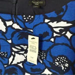 Talbots  Blue Floral Sheath Dress Size 14W Photo 4