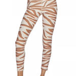 Beach Riot  piper cloud cream zebra leggings size medium  Photo 0