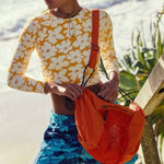 FP Movement Happy Landing Sling bag NWT Highlighter Orange Photo 0