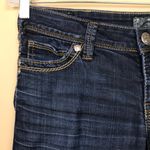 Silver Jeans  Co. Women’s Frances 18” Straight Leg Dark Wash Denim Jeans Photo 3