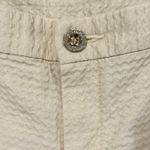 Lilly Pulitzer  Scalloped zig zag texture Shorts Beige -Gold Shimmer Women's 14 Photo 5