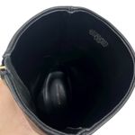 Ann Taylor Pointed Toe Buckle Leather Heel Ankle Boots Black Size 8.5M Photo 10