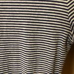 Betabrand 30 Day Striped 3/4 sleeve pocket Dress blue grey Size small Photo 4