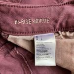 American Eagle Shorts Hi-Rise Shortie Burgundy Brushed Twill Women’s Size 4 Photo 6