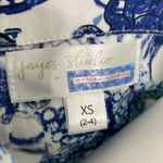 Jaye’s Studio x Danika Herrick Blue Pagoda Pajama Shirt Size XS Photo 4
