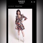 NWOT 💖Warm Black Floral Mini Dress Red Photo 2