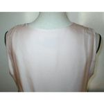 New Womens NWT $269 Taylor Dress 8 Pale Pink Beige Tiered Chest Blush Soft Silky Photo 10