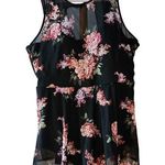 Torrid size 3 black floral underwire short mesh overlay swimdress with brief Nwt Photo 0