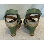 SANDALS GREEN EARTHICS STRAPPY CORK WEDGE SIZE 7 Photo 3