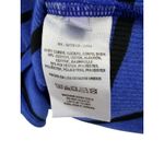 Anthropologie T.La Blue Black Stripe Mock Neck Ruffle Sleeve Knit Top Preppy XL Photo 3