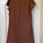 Japna - Super cute brown dress with ruffled shoulder detail! 🤎 Photo 3