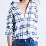 Madewell  Flannel Classic Ex-Boyfriend Shirt in Akiva Plaid Photo 0