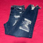 American Eagle  Outfitters Ripped Blue Boyfriend Jeans Photo 0