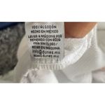 Dunes White Cold Shoulder Maxi Dress Peach Flower Appliqué Lined Size M White Size M Photo 6