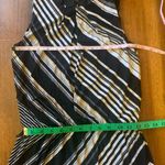 White House | Black Market  dress. Size 00 black white tan stripe sleeveles… Photo 3