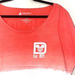 Disney Peach & White Ombre Short Sleeve Spirit Jersey Sweatshirt Photo 2