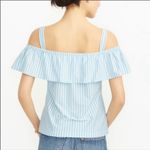 J.Crew NWT Striped Off Shoulder Top Photo 1
