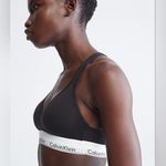 Calvin Klein NWT  Women’s Modern Cotton Lightly Lined Wireless Bralette – XL Photo 2