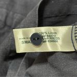 ATWELL Women’s Size S Navy Blue Henley Patch Front Drawstring Linen Romper Photo 3