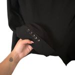 BCBGMAXAZRIA Abree Open Front Blazer Black Sz XS Photo 3