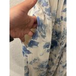 Birdy Grey  Dress Womens Small Blue White‎ Chiffon Rococo Floral Maxi Cottagecore Photo 2