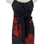 Max Studio Specialty Products Black&Red Floral Design Dress Photo 0
