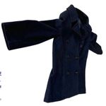 Jones New York Vintage 80's Peacoat Medium? JNY 100% Wool Navy Nautical … Photo 8